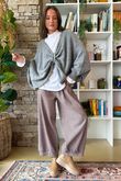 Big Softie Batwing Or Butterfly Knit Slate